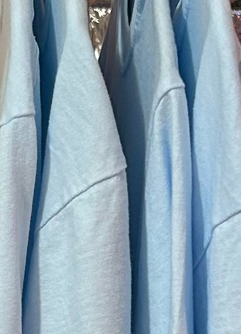 Chambray Blank Tee